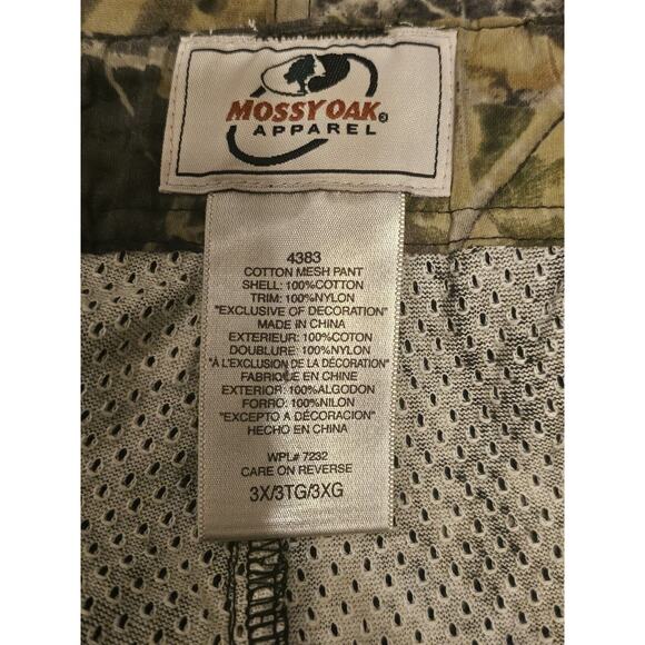 New With Tags Mossy Oak Men's Cargo Pants Break Up Country Camo Sz XXXL - Picture 7 of 16